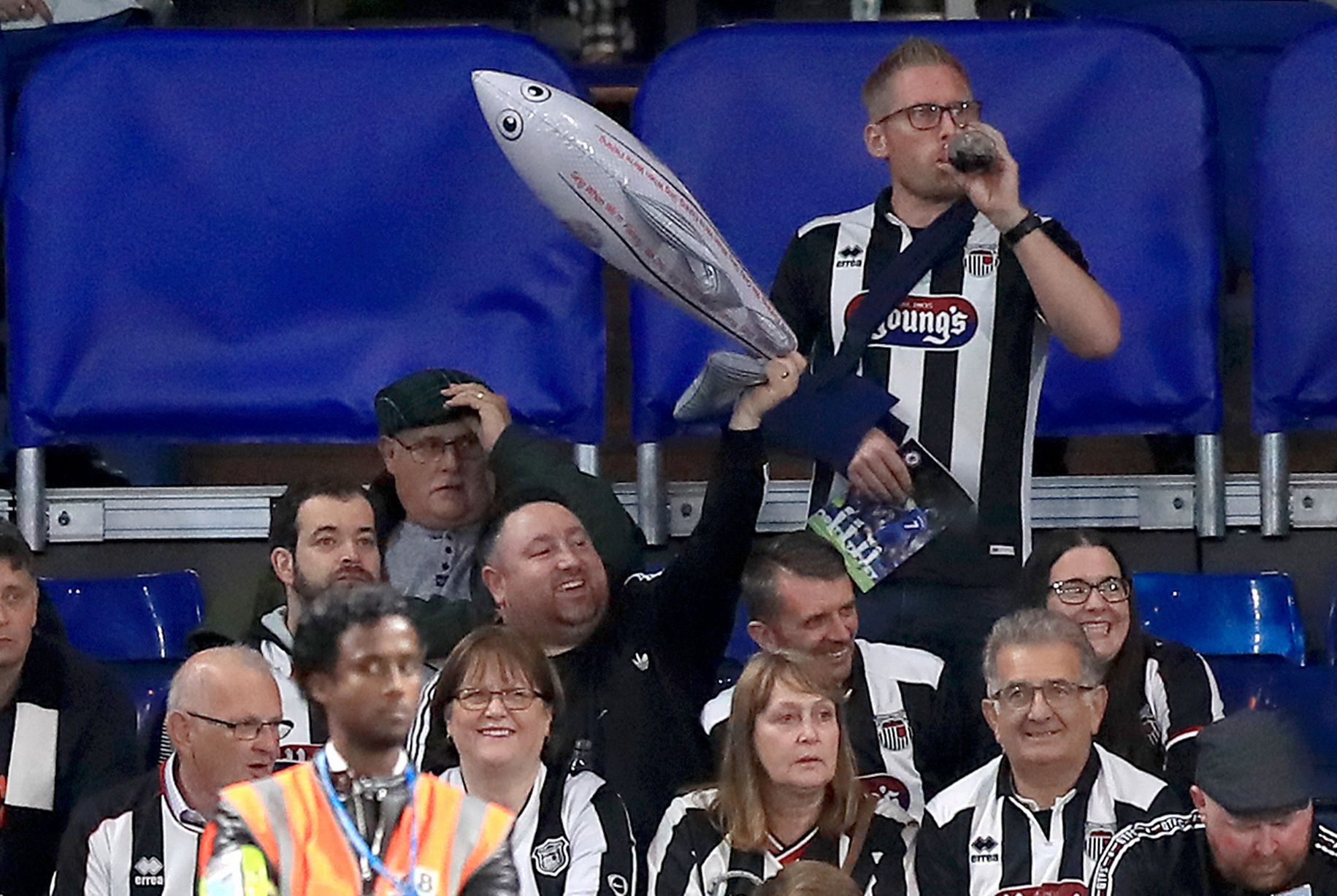 Harry Haddock Inflatable Grimsby Town away on 2nd March – Free travel for SC members!! – Forest ...