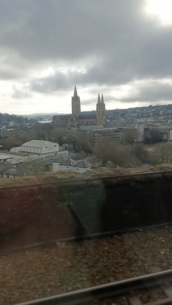 Truro cityscape from viaduct
